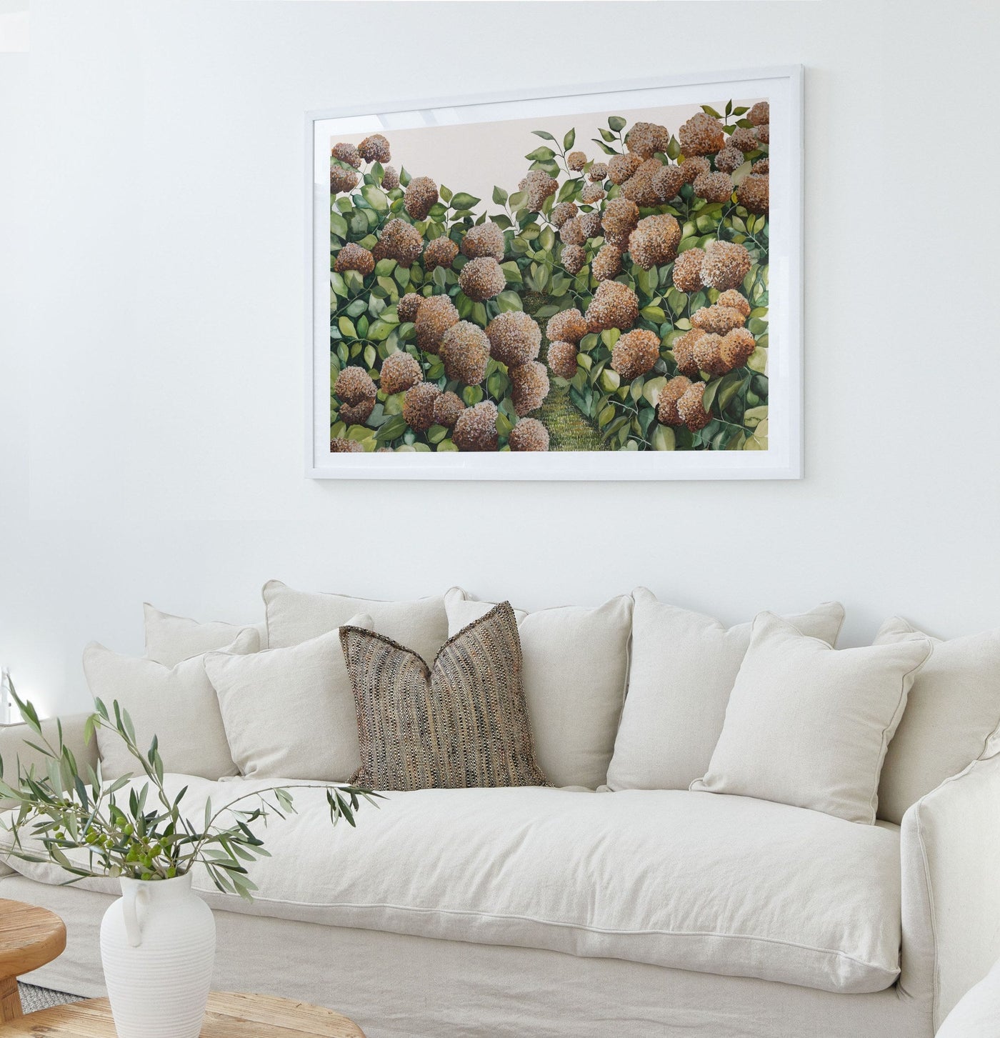 Bronze Hydrangea Landscape