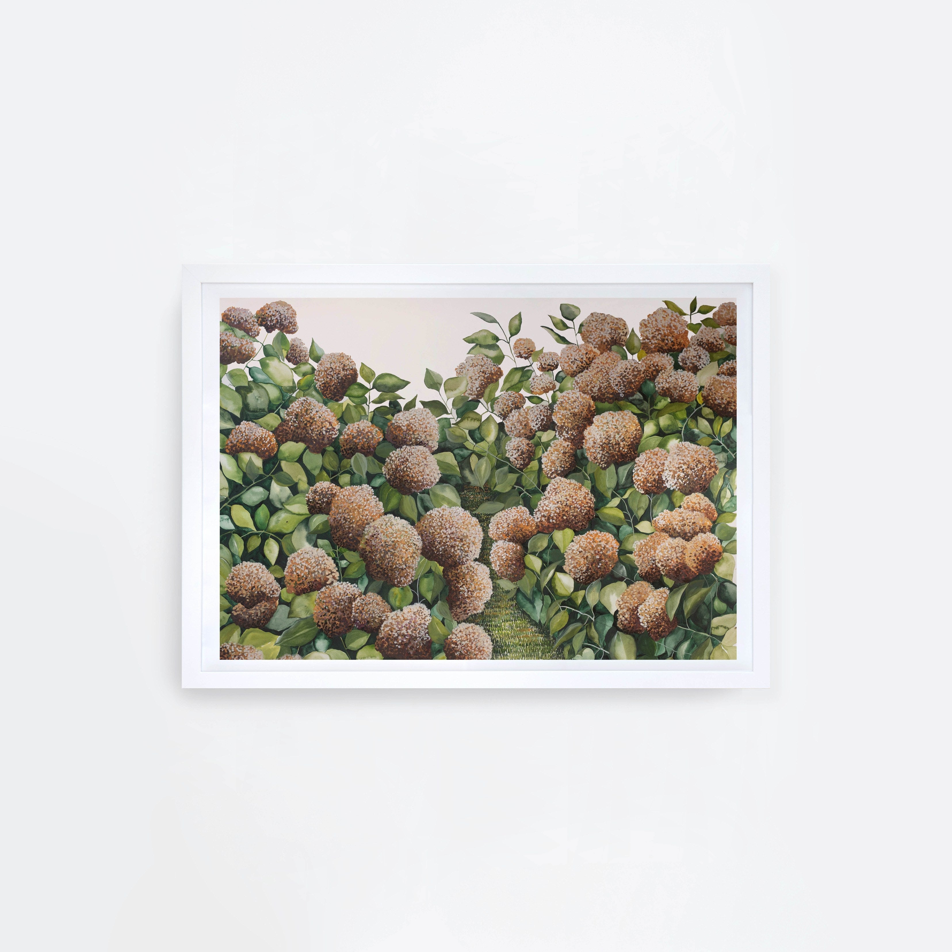 Bronze Hydrangea Landscape